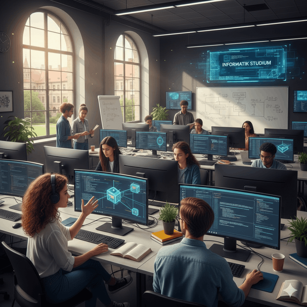 Klasse beim Lernen Informatik Studium – das gibt es zu wissen